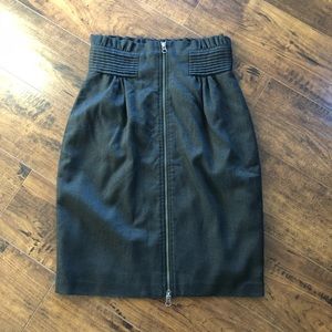 Adam by Adam Lippes Black Midi Skirt